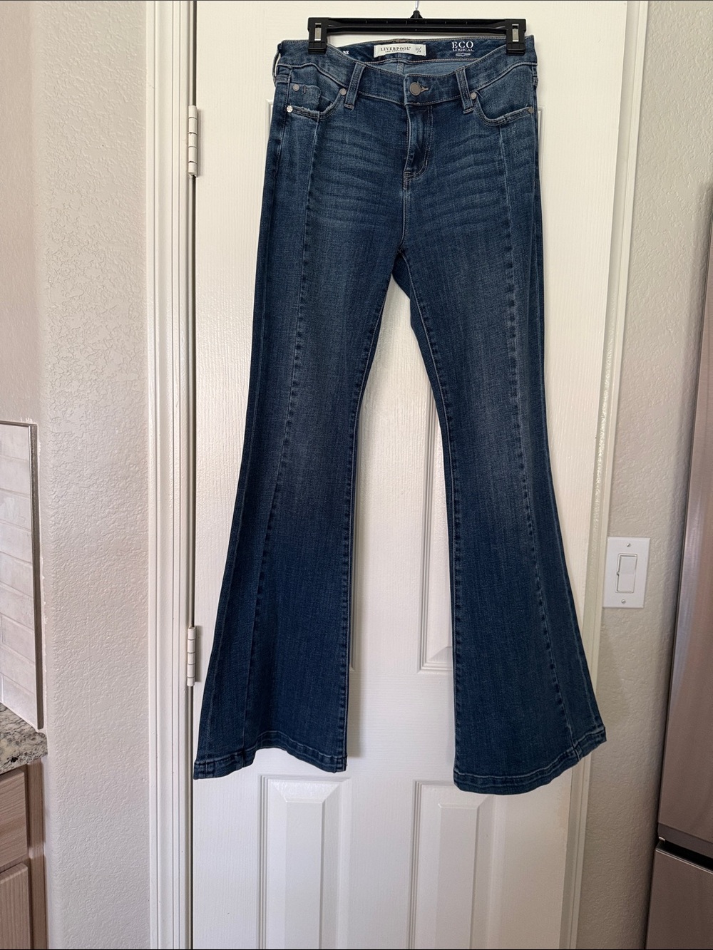 Liverpool Women's Dark Blue Flare Jeans